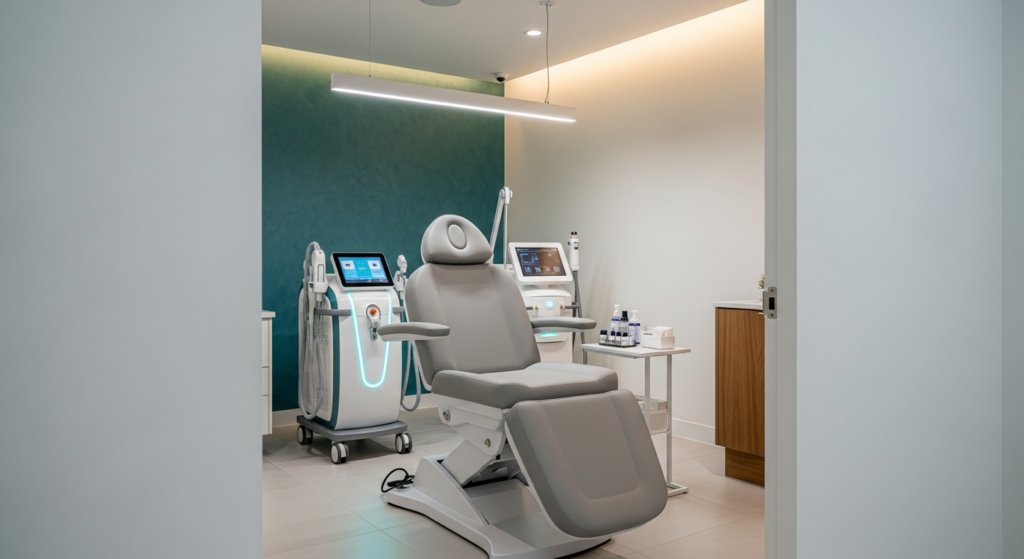 Modern lazer kliniği iç mekanı - Endolift
